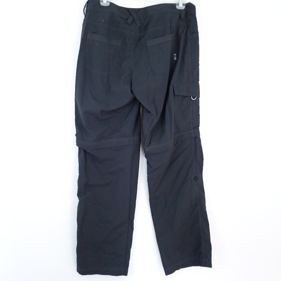 New Mountain Hardware Convertible Hiking Outdoor Pants SZ 8 Gray Pants to Shorts - Picture 3 of 6